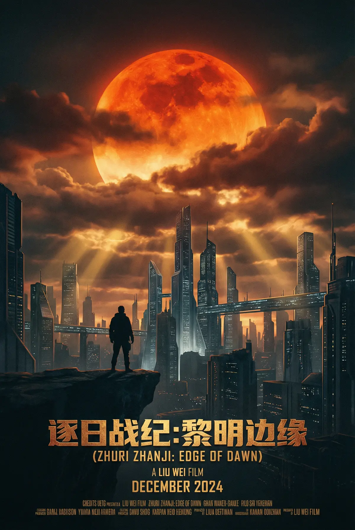 幼幼 出品科幻巨制《逐日战纪》电影海报