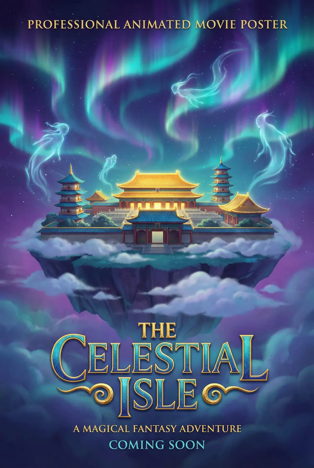 幼幼 出品动画奇幻片《灵境传说》电影海报